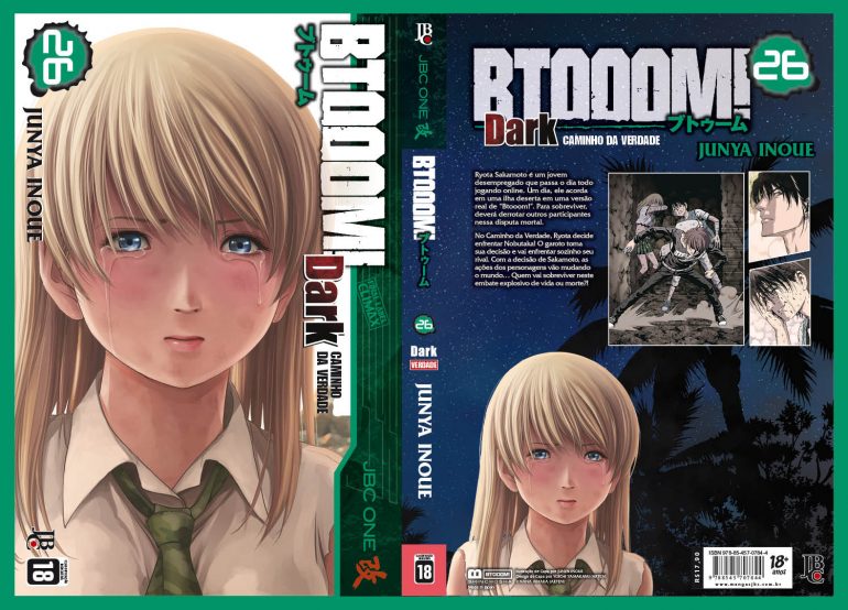 BTOOOM! #26 Dark - Capa completa - Editora JBC