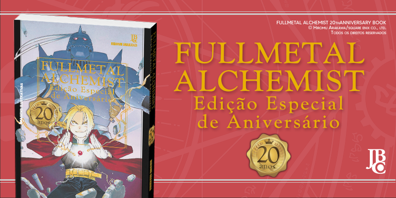 Lançamento: Fullmetal Alchemist Edição Especial de Aniversário de