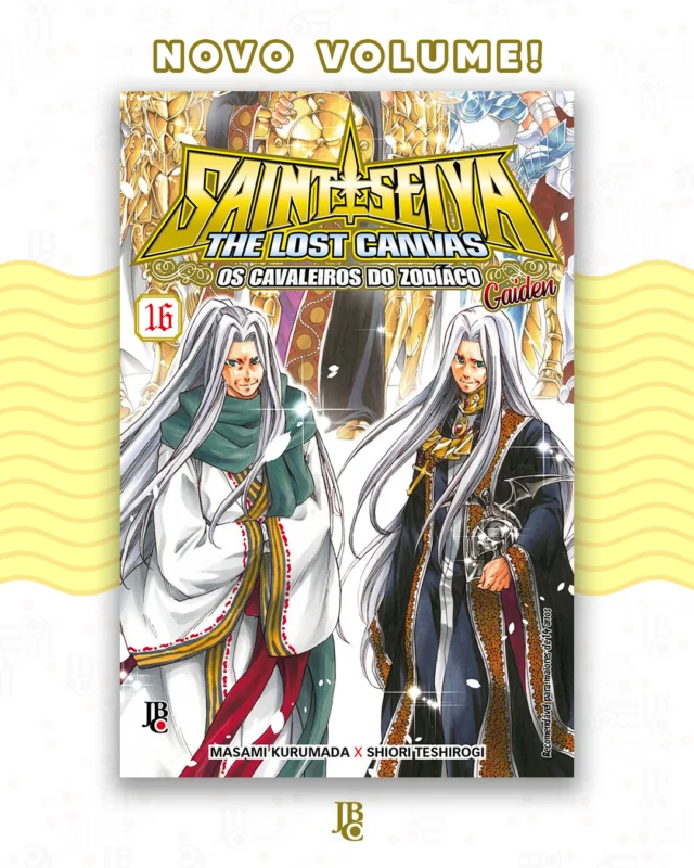 Chegamos ao fim de mais uma saga! The Lost Canvas Gaiden #16 já está pronto e em breve chegando nas lojas parceiras. E você ainda pode adquirir seu volume com desconto de 20% na loja laranja! 😘#mangasjbc #mangas #cdz #lostcanvas #thelostcanvas