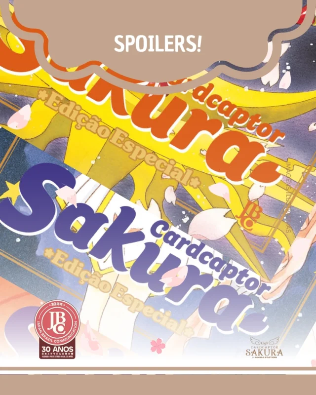Tá curioso pra ver como serão as próximas sobrecapas da versão especial do mangá Cardcaptor Sakura exclusiva do @cafeccsakura_br? Eu mostrei no meu evento de lançamento e mostro aqui de novo por que tá MUITO LINDO AAAAAAAAAAAAAAAAAAAAAAAAAAAAUm projeto incrível, feito com todo carinho e com capricho em cada detalhe, numa parceria inédita da JBC, AkibaStation e Kodansha.A coleção completa de Cardcaptor Sakura, com novas sobrecapas exclusivas, estará disponível em breve na AkibaStation (loja física e virtual).Um item especial que não pode ficar de fora da sua coleção 💖#mangasjbc #cardcaptorsakura #cafesakura #ccs