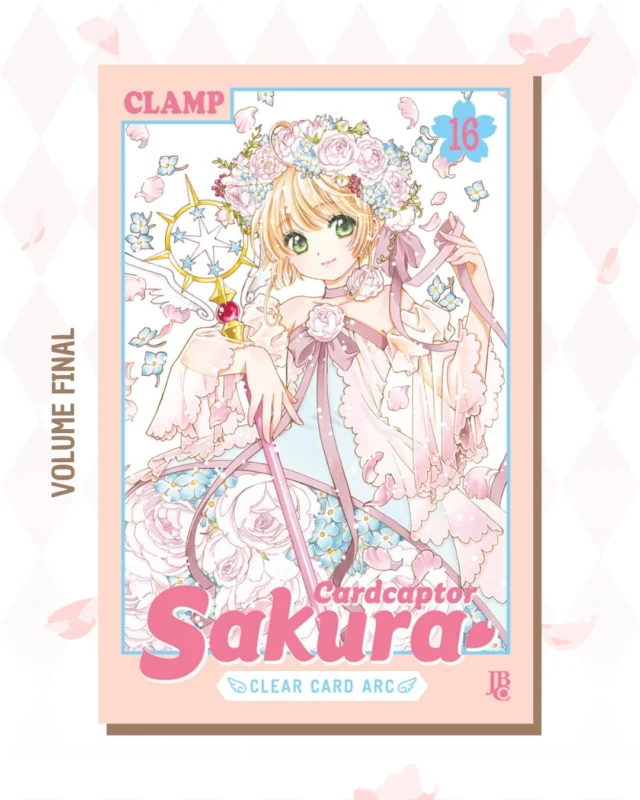 ✨"Vai ficar tudo bem" ✨ A Saga Clear Card chega ao fim.Depois do lançamento simultâneo com o Japão, mais uma fase da nossa Cardcaptor favorita se encerra, agora em volume físico.No último dia 15, no evento de lançamento da nova versão do mangá de CCS, mostramos a última capa do Clear Card Arc e um mimo para os colecionadores: um marcador de páginas especial que acompanha o volume 💖Será uma despedida ou apenas um novo começo? Em breve, o volume final de Cardcaptor Sakura Clean Card Arc está chegando às lojas ✨#sakura #mangasjbc #clearcard #cardcaptor